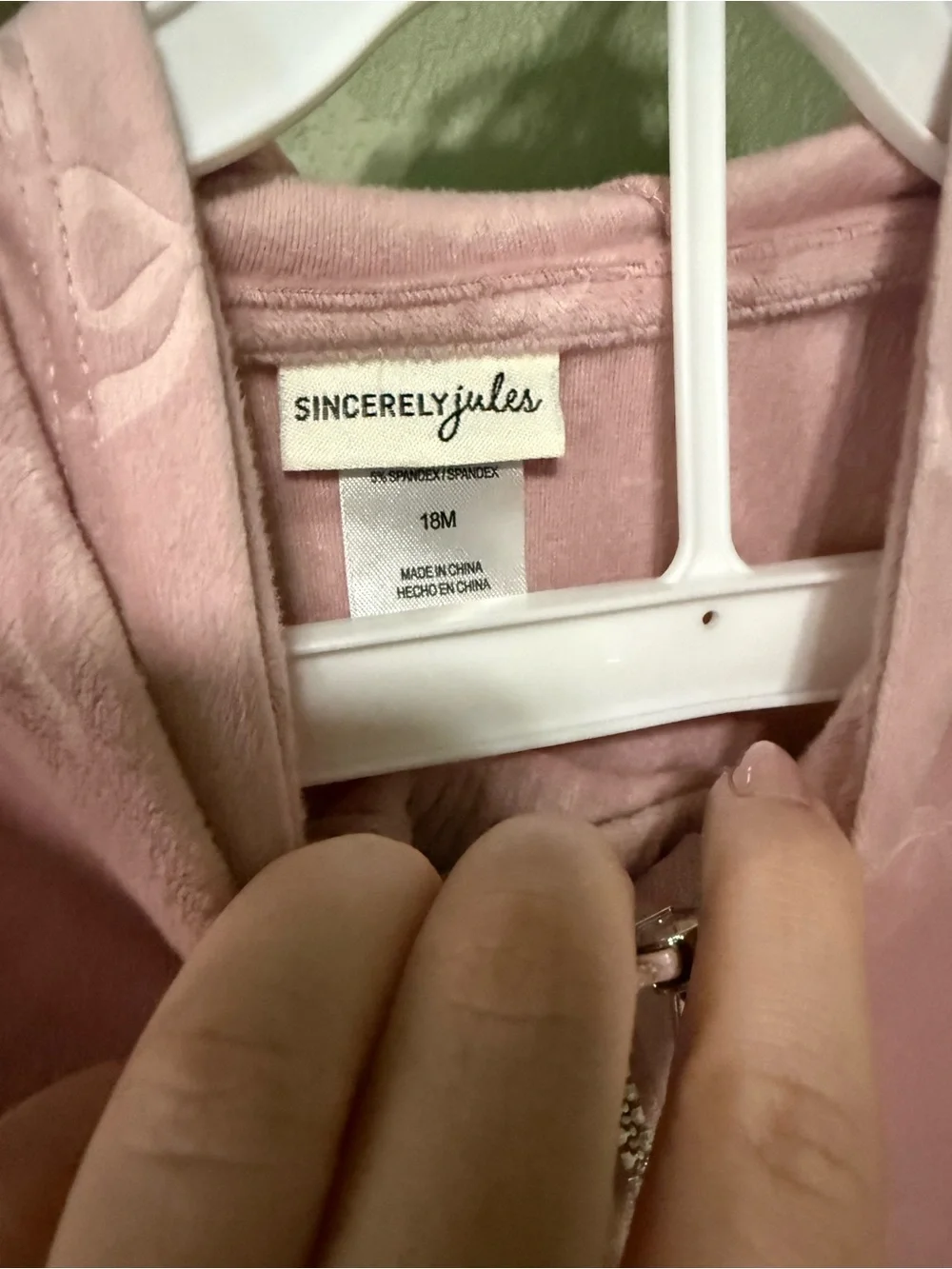 Sincerely Jules Girls Pink Velour Hoodie & Pants Set